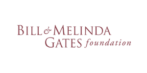 Logo of the Bill & Melinda Gates Foundation, with the name written in maroon text on a white background.