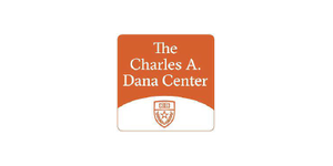Logo of The Charles A. Dana Center featuring orange and white colors with a small shield emblem at the bottom.