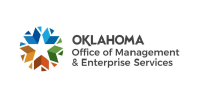 Oklahoma Office of Management & Enterprise Services logo with a multicolored geometric star on the left.