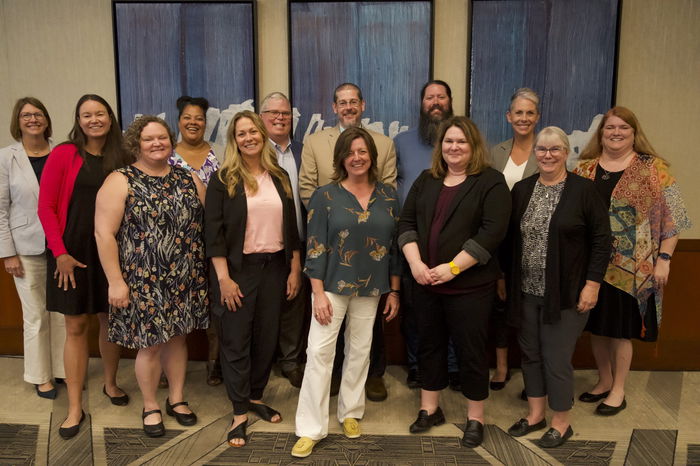 Leaders from community college systems gathered at the 2023 Student Success Center Network convening in Chicago, Illinois.