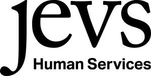 JEVS Human Services logo in bold black text.