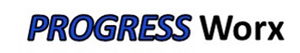 The image displays the text "PROGRESS Worx" with "PROGRESS" in blue and "Worx" in black.
